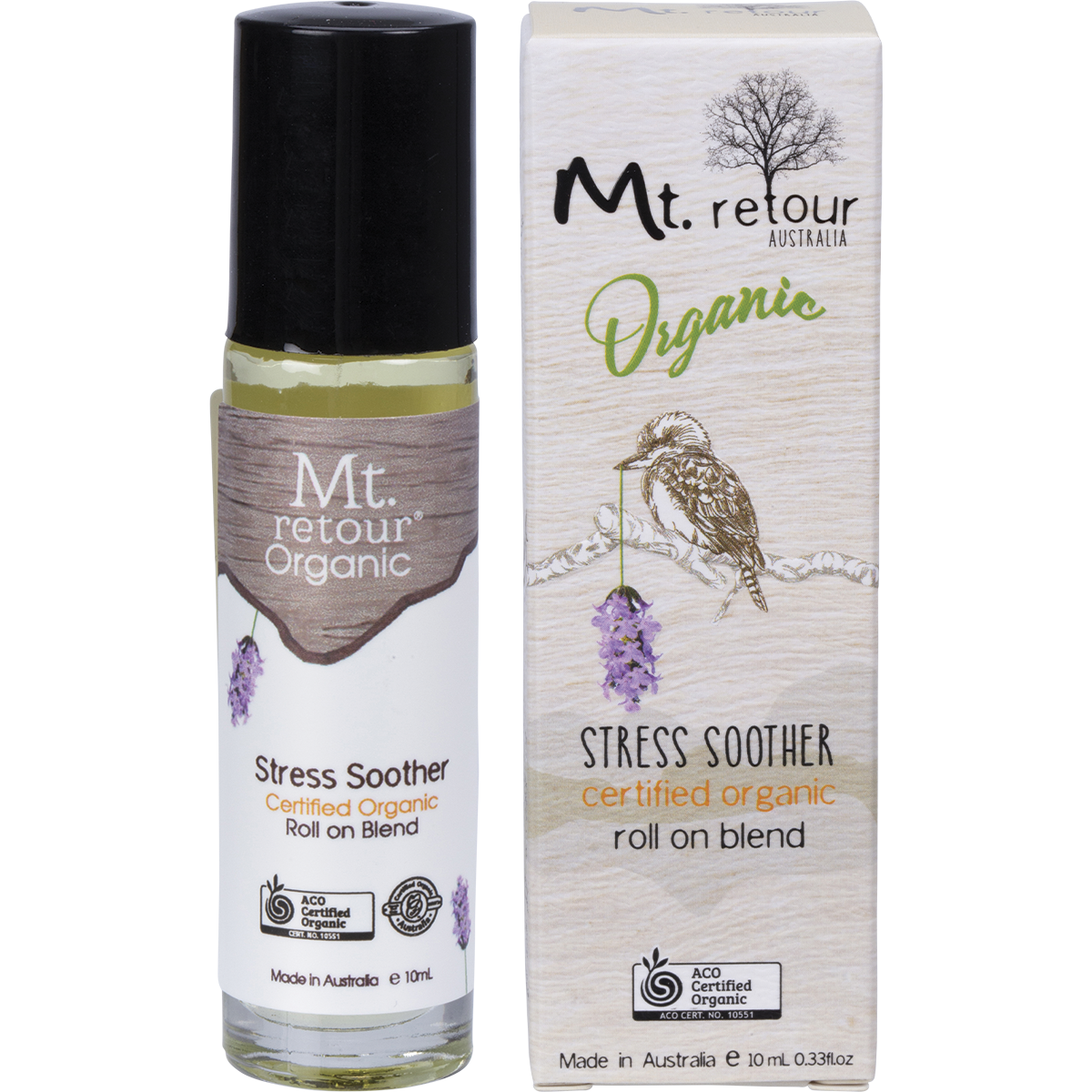 Mt Retour - Essential Oil 100% Stress Soother Blend Roll-On 10ml