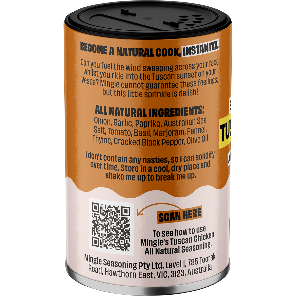 Mingle - Tuscan Chicken All Natural Seasoning 35g