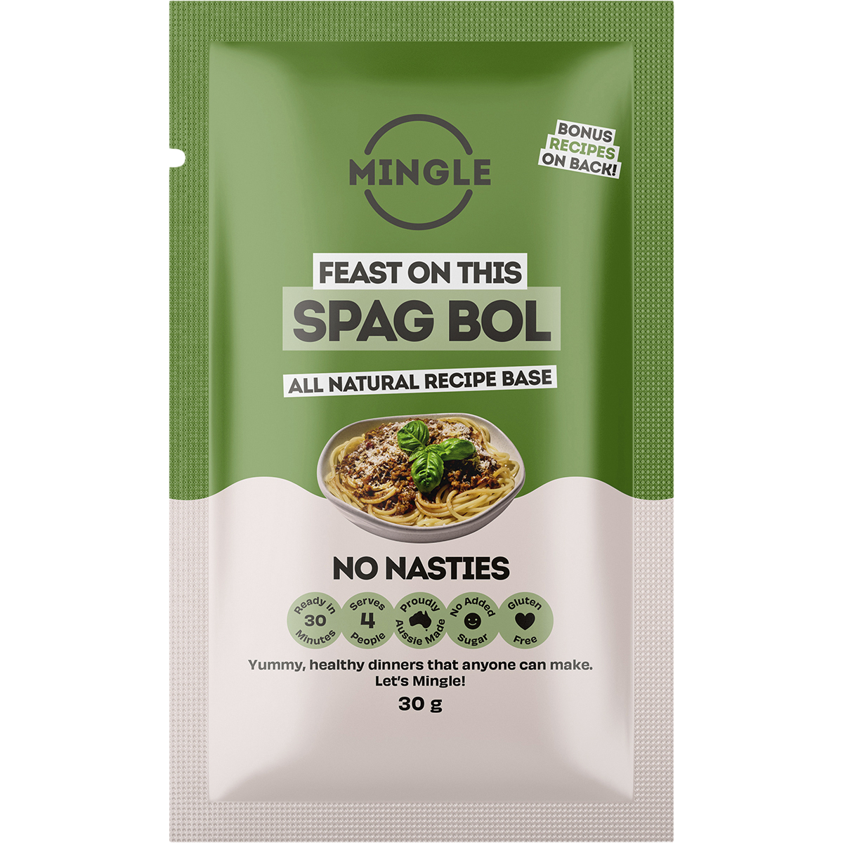 Mingle - Spag Bol Speedy-Style All Natural Recipe Base 30g