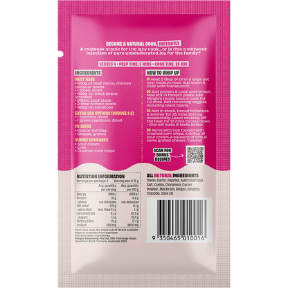 Mingle - Chilli Con Carne All Natural Recipe Base 35g