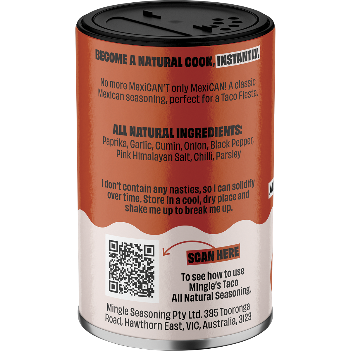 Mingle - Mexican Fiesta Taco All Natural Seasoning 50g