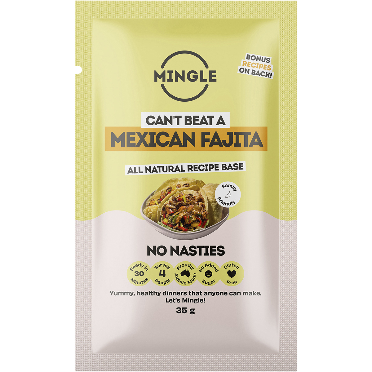 Mingle - Mexican Fajita All Natural Recipe Base 35g