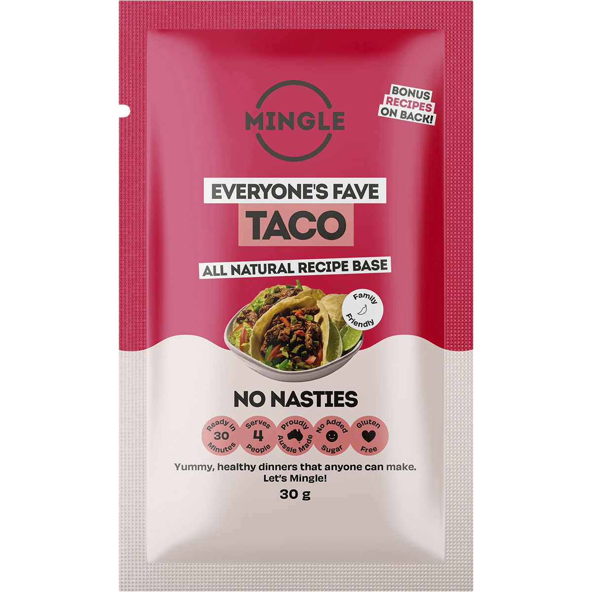 Mingle - Mellow Taco All Natural Recipe Base 30g