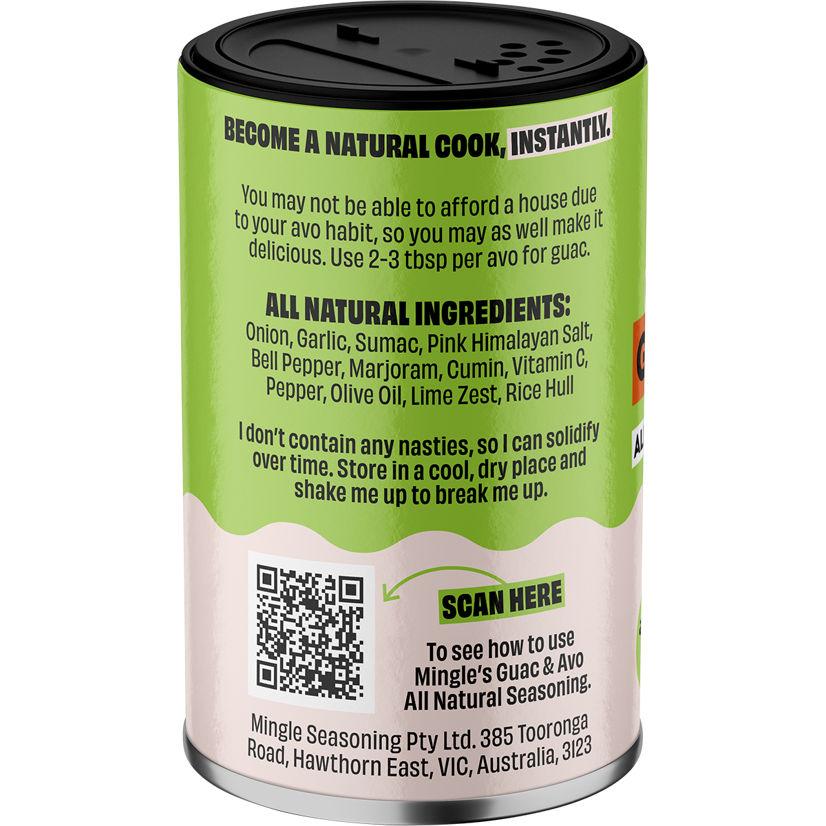 Mingle - Guac & Avo All Natural Seasoning 45g