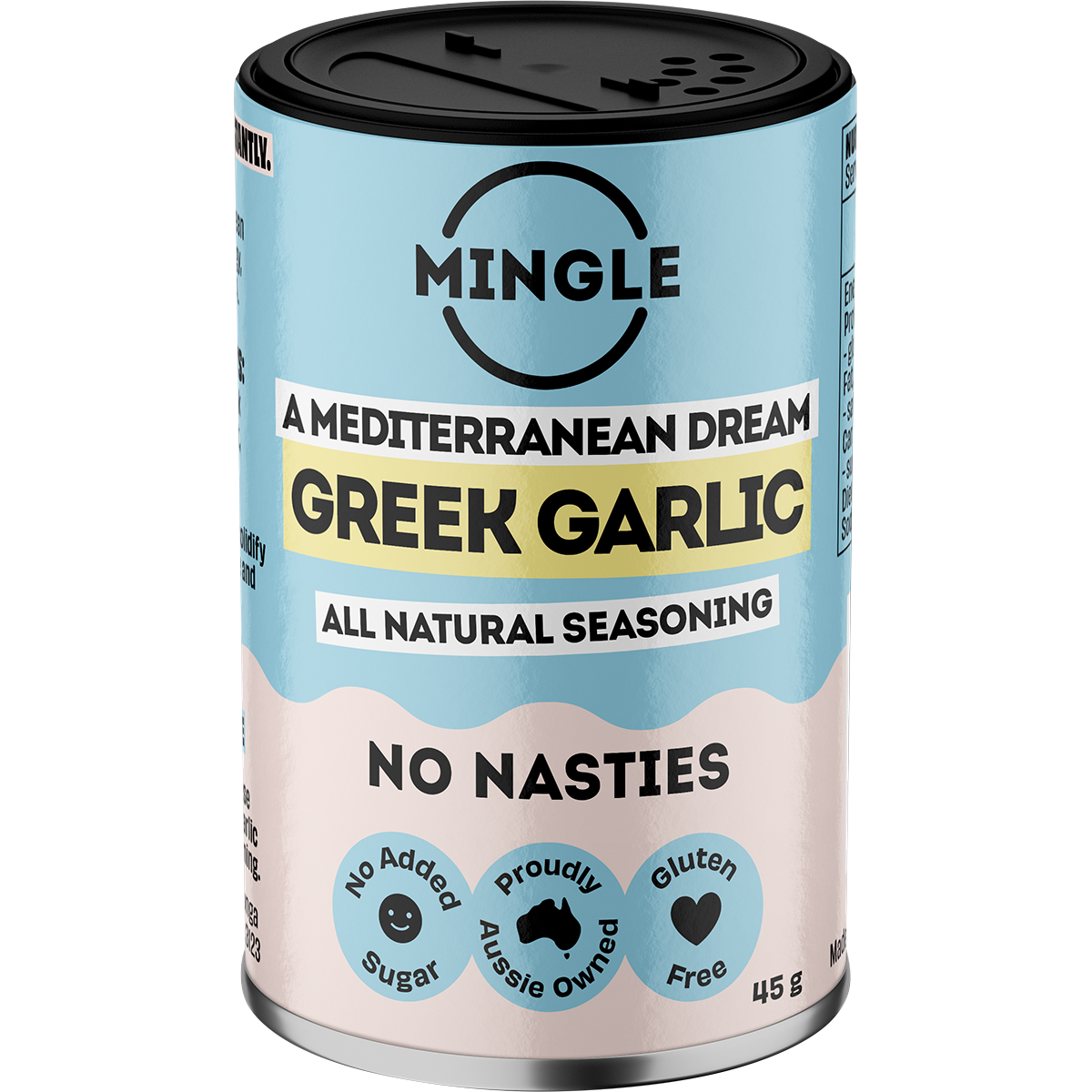 Mingle - Greek Garlic All Natural Seasoning 50g