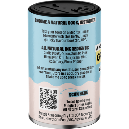Mingle - Greek Garlic All Natural Seasoning 50g