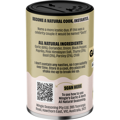 Mingle - Garlic & Herb All Natural Seasoning 50g