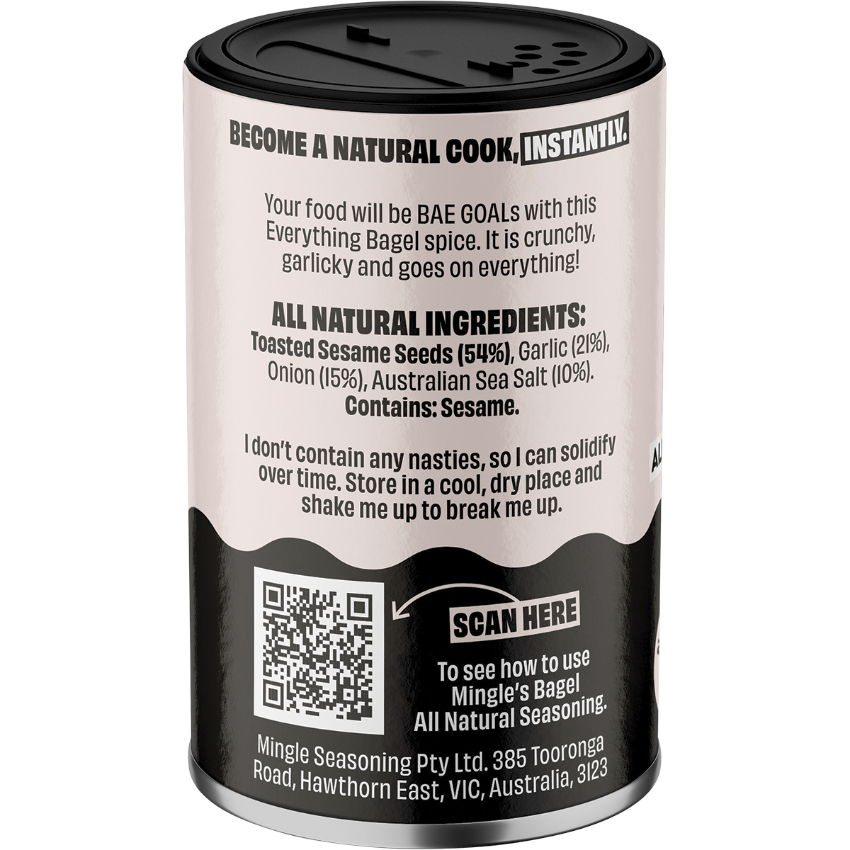 Mingle - Everything Bagel All Natural Seasoning 50g