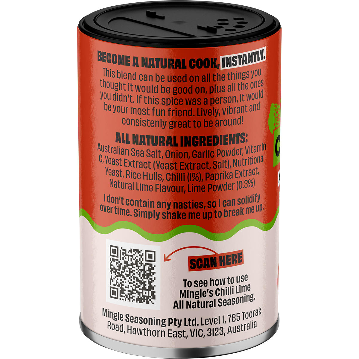 Mingle - Chilli & Lime All Natural Seasoning 50g