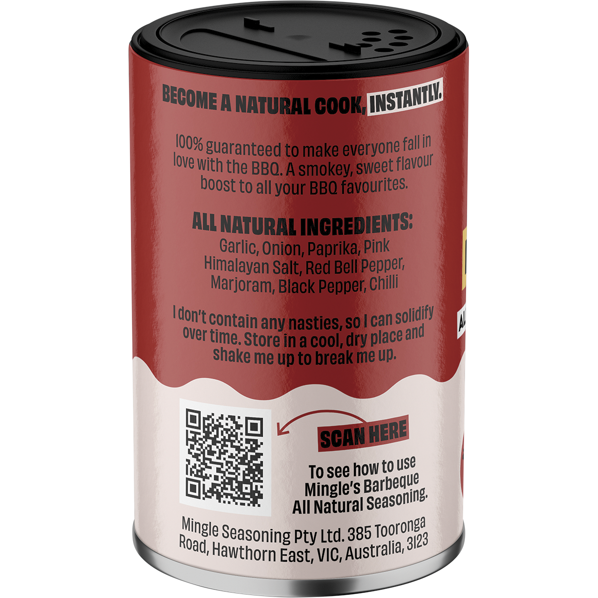 Mingle - Backyard Barbecue All Natural Seasoning 50g
