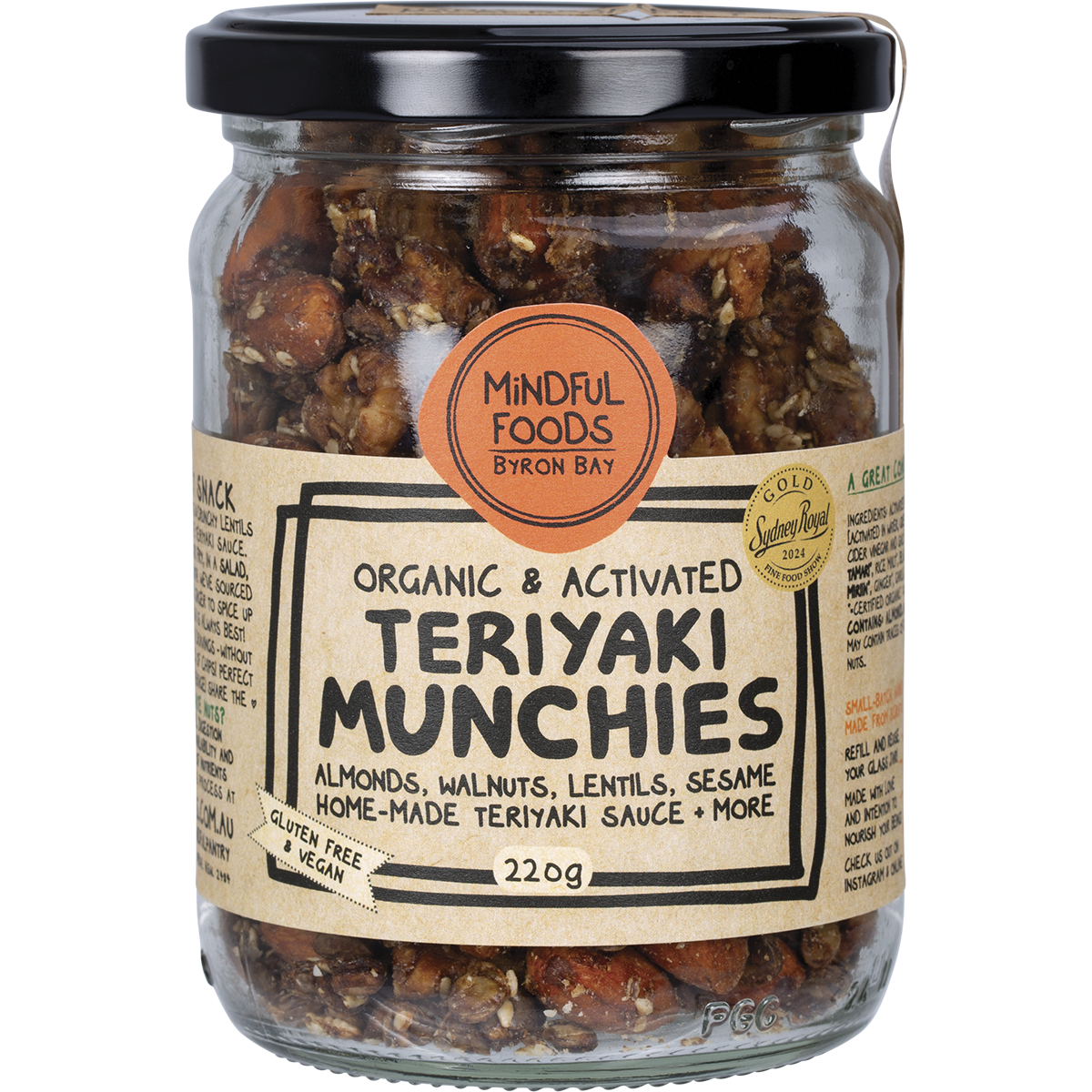 Mindful Foods - Munchies - Teriyaki - MED 220g