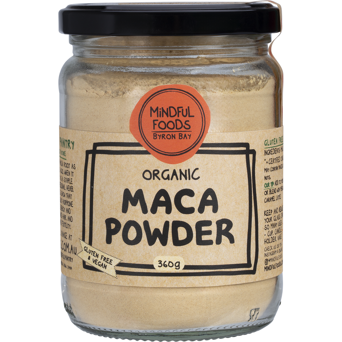 Mindful Foods - Maca Powder Organic 360g