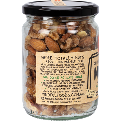 Mindful Foods - Mixed Nuts Organic & Activated 250g