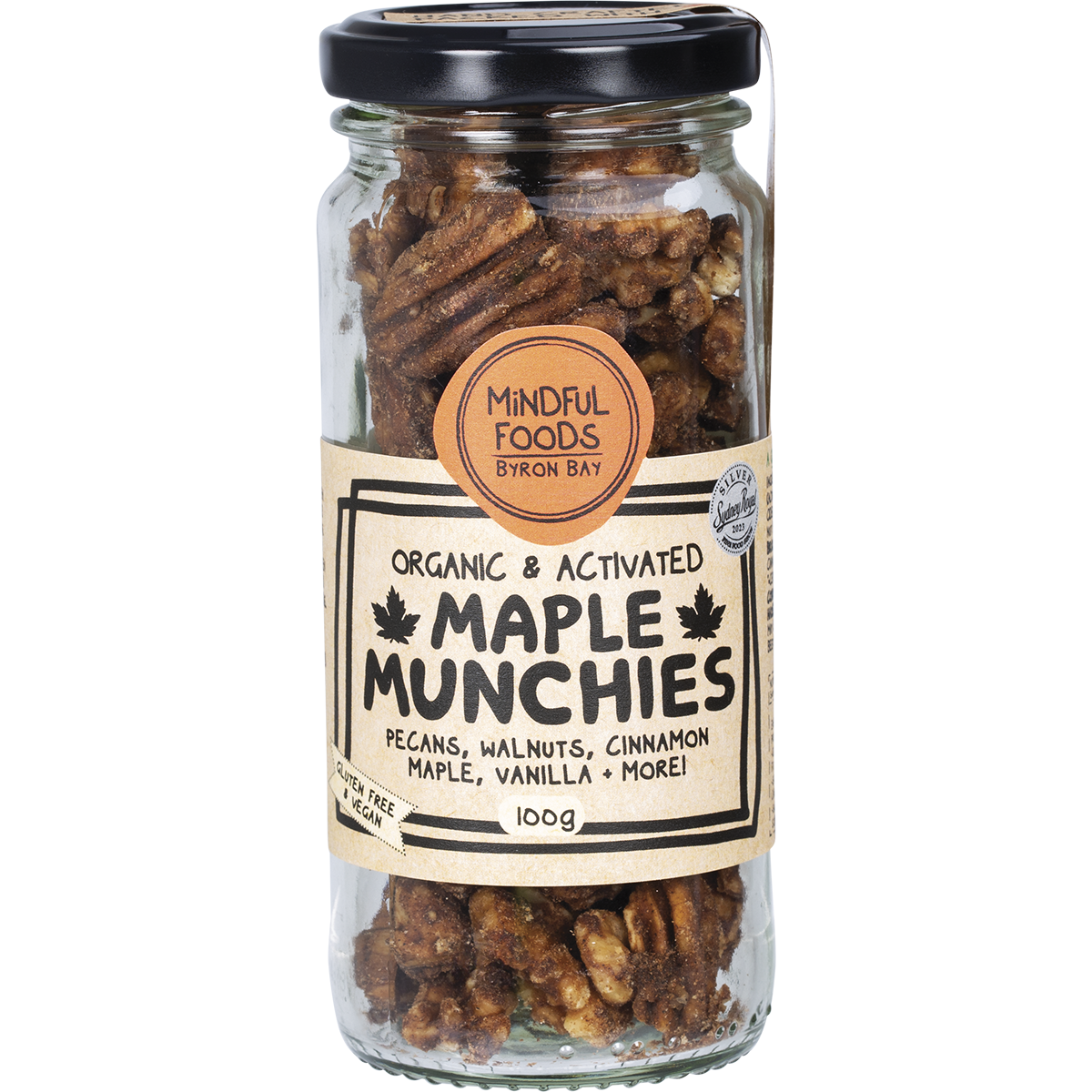 Mindful Foods - Maple Munchies Organic & Activated 100g