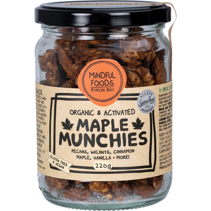 Mindful Foods - Maple Munchies - Organic & Activated 220g