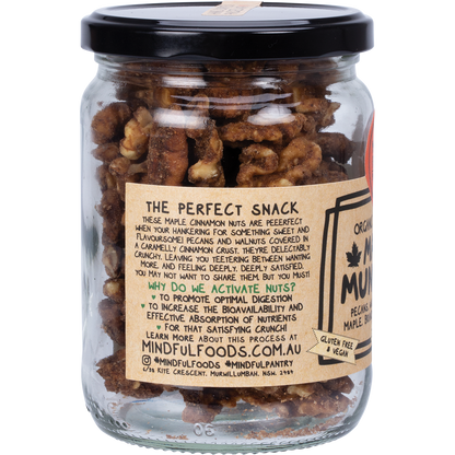 Mindful Foods - Maple Munchies - Organic & Activated 220g