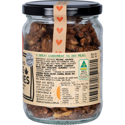 Mindful Foods - Maple Munchies Organic & Activated 220g