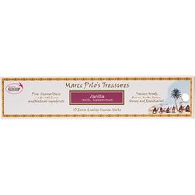 Marco Polo's Treasures - Incense Sticks Vanilla 10pk