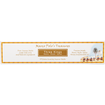 Marco Polo's Treasures - Incense Sticks Three Kings 10pk