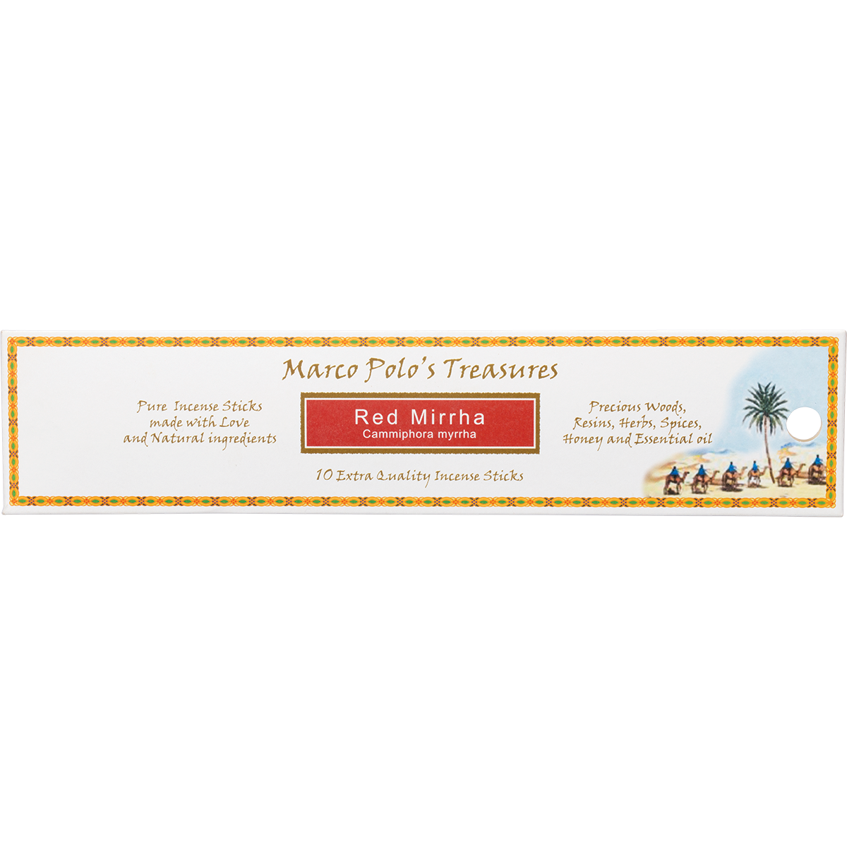 Marco Polo's Treasures - Incense Sticks Red Mirrha 10pk