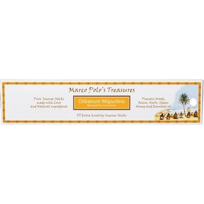Marco Polo's Treasures - Incense Sticks Olibanum Migiurtino 10pk