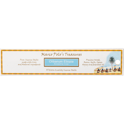 Marco Polo's Treasures - Incense Sticks Olibanum Etiopia 10pk