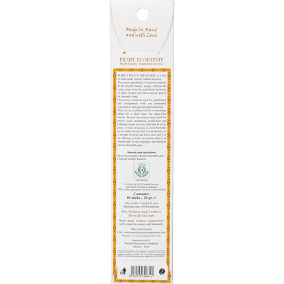 Marco Polo's Treasures - Incense Sticks Benzoin Siam 10pk