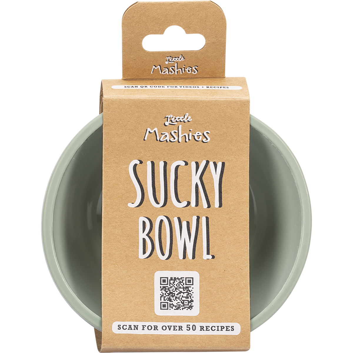 Little Mashies - Silicone Sucky Bowl Olive