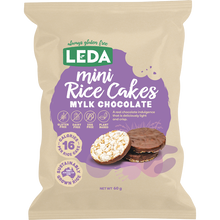 Leda - Mini Rice Cakes Mylk Chocolate 60g
