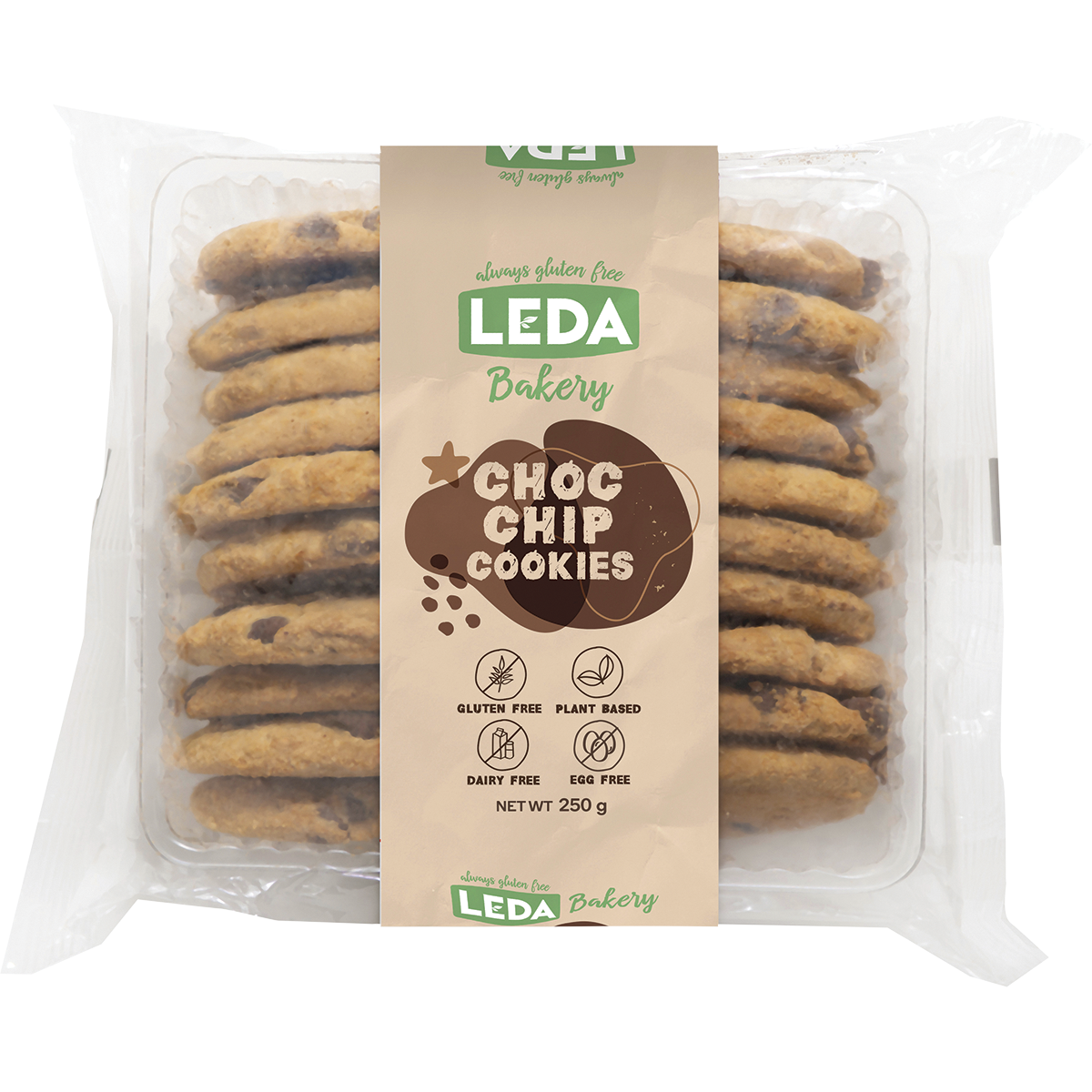 Leda - Choc Chip Cookies Bakery Range 250g