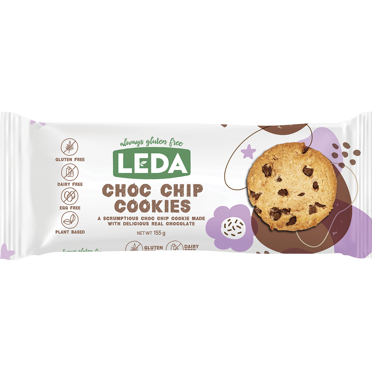Leda - Choc Chip Cookies 155g