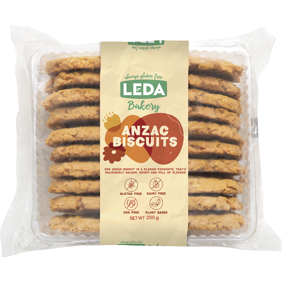 Leda - ANZAC Biscuits Bakery Range 250g