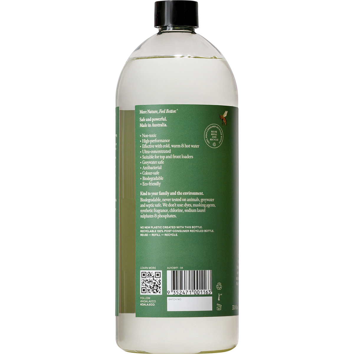 Koala Eco - Oxygenated Bleach Fragrance Free 1lt