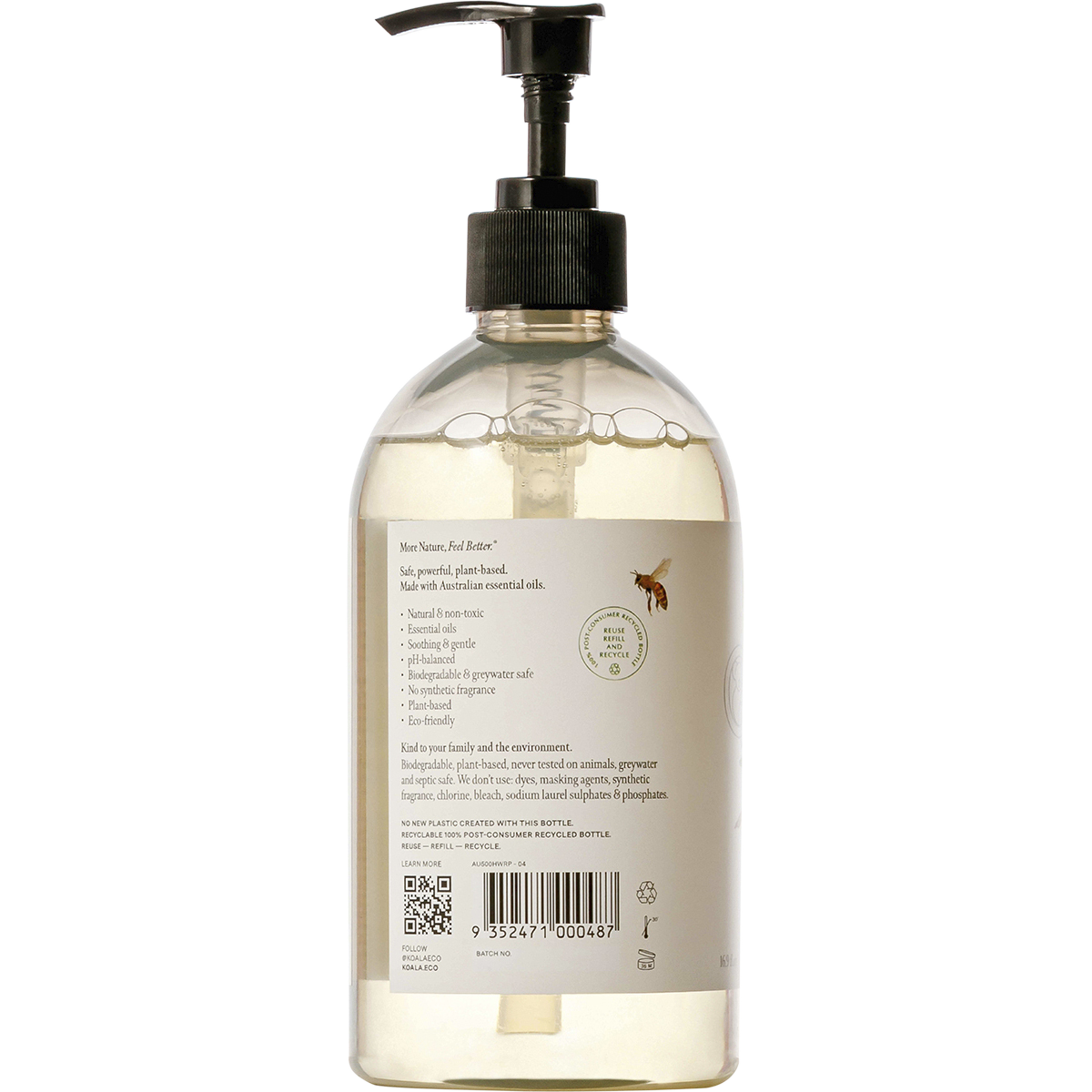 Koala Eco - Hand Wash Rosalina & Peppermint 500ml