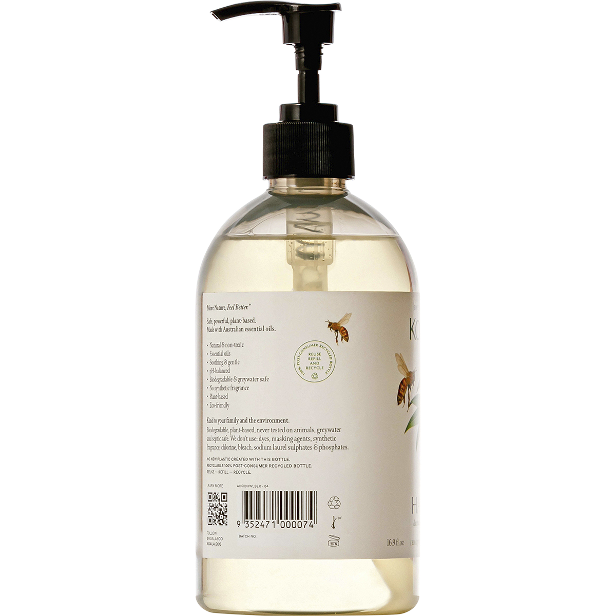 Koala Eco - Hand Wash Lemon Scented Eucalyptus & Rosemary 500ml