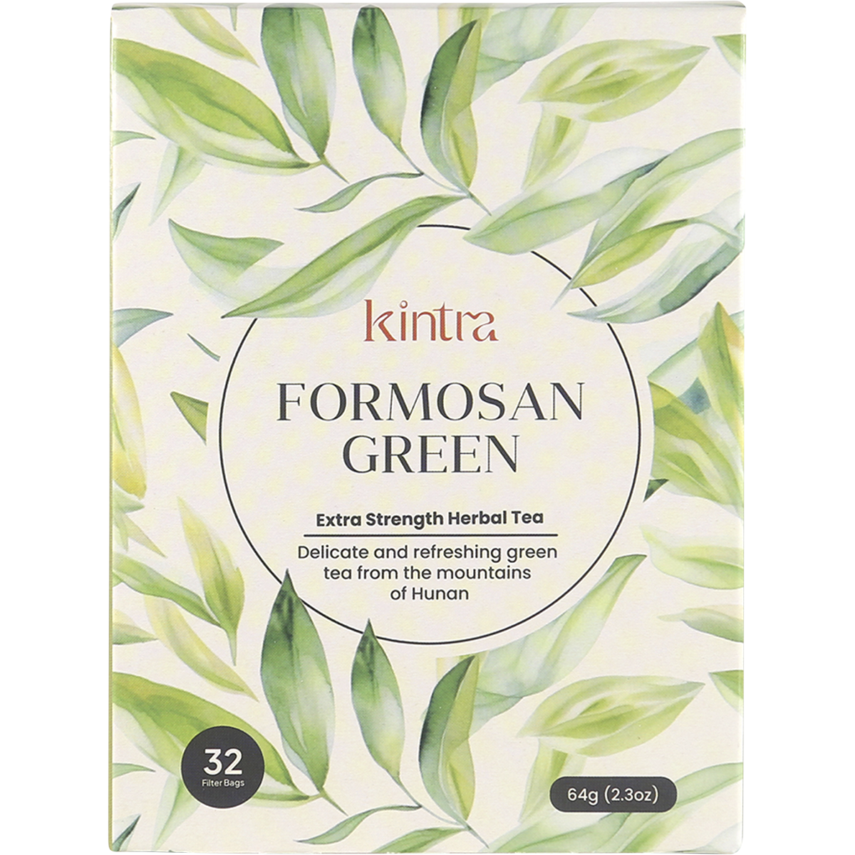 Kintra Foods - Formosan Green Tea Bags 32pk