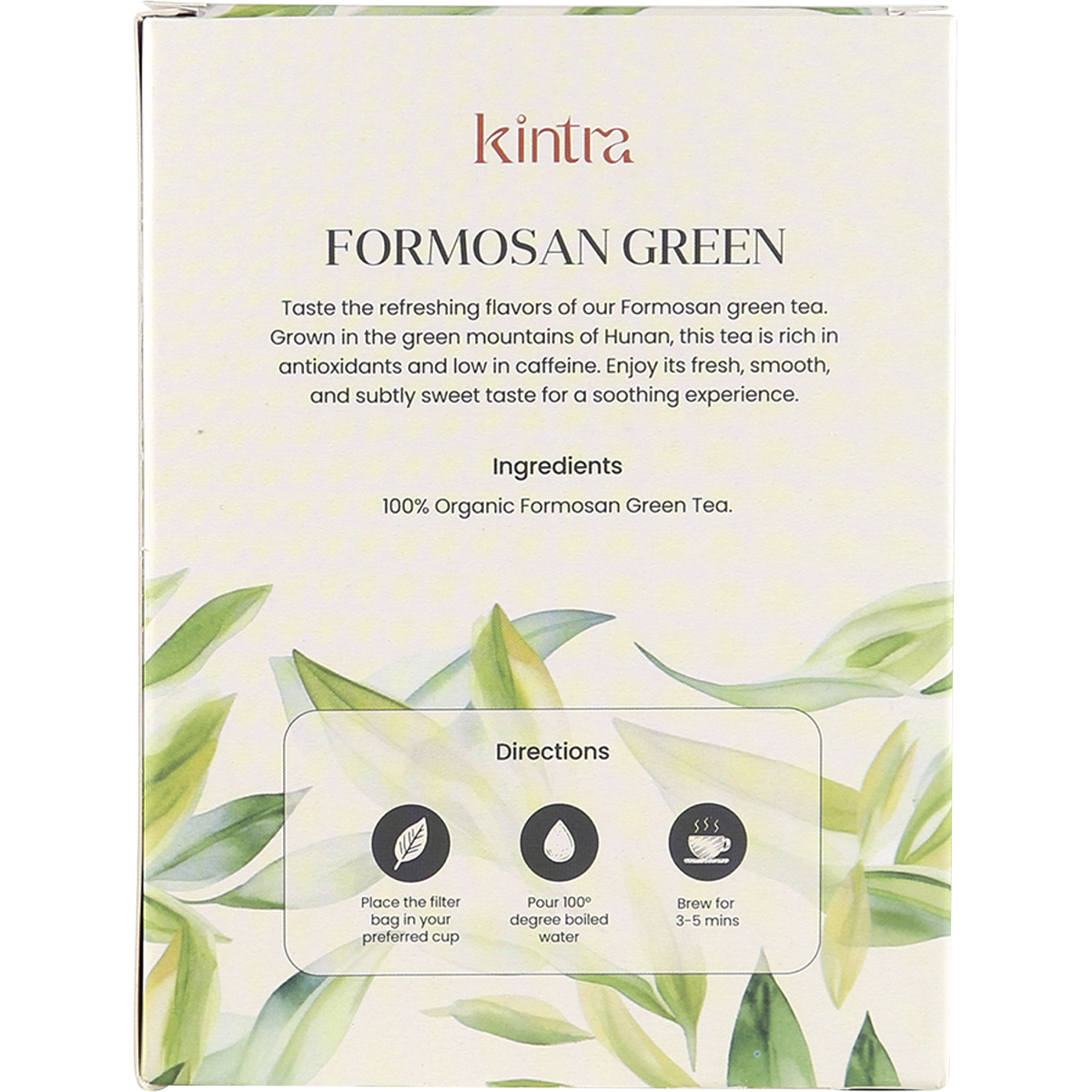 Kintra Foods - Formosan Green Tea Bags 32pk