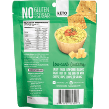 Keto Naturals - Almond Flour Crackers Rosemary & Garlic 64g