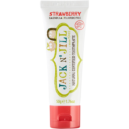 Jack n Jill - Toothpaste Children Strawberry Fluoride Free 50g