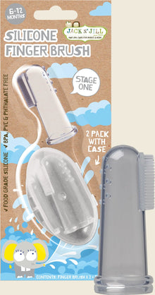 Jack n Jill - Silicone Fingerbrush 8x2pk