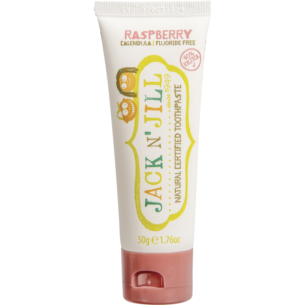 Jack n Jill - Toothpaste Children Raspberry Fluoride Free