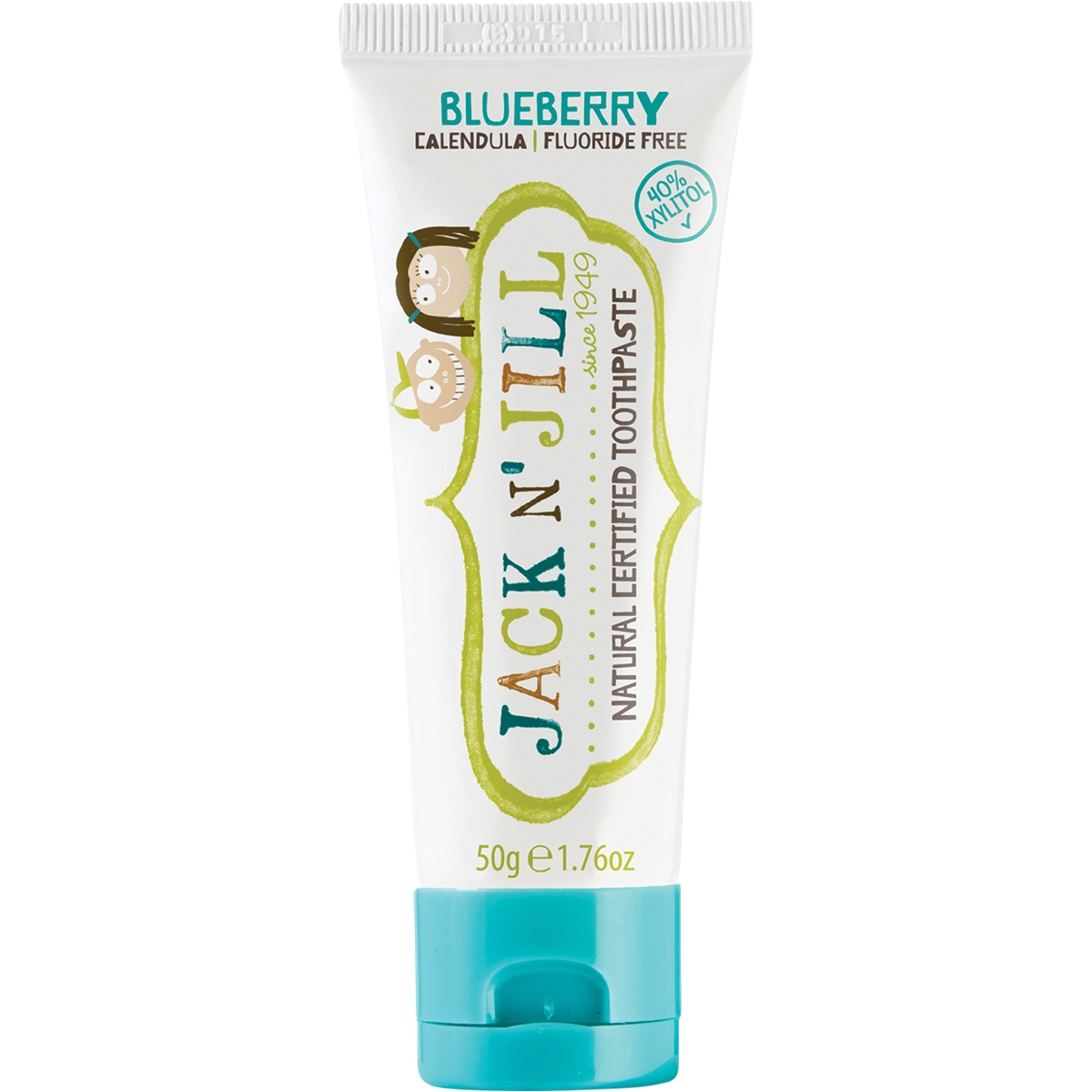 Jack n Jill - Toothpaste Children Blueberry Fluoride Free 50g
