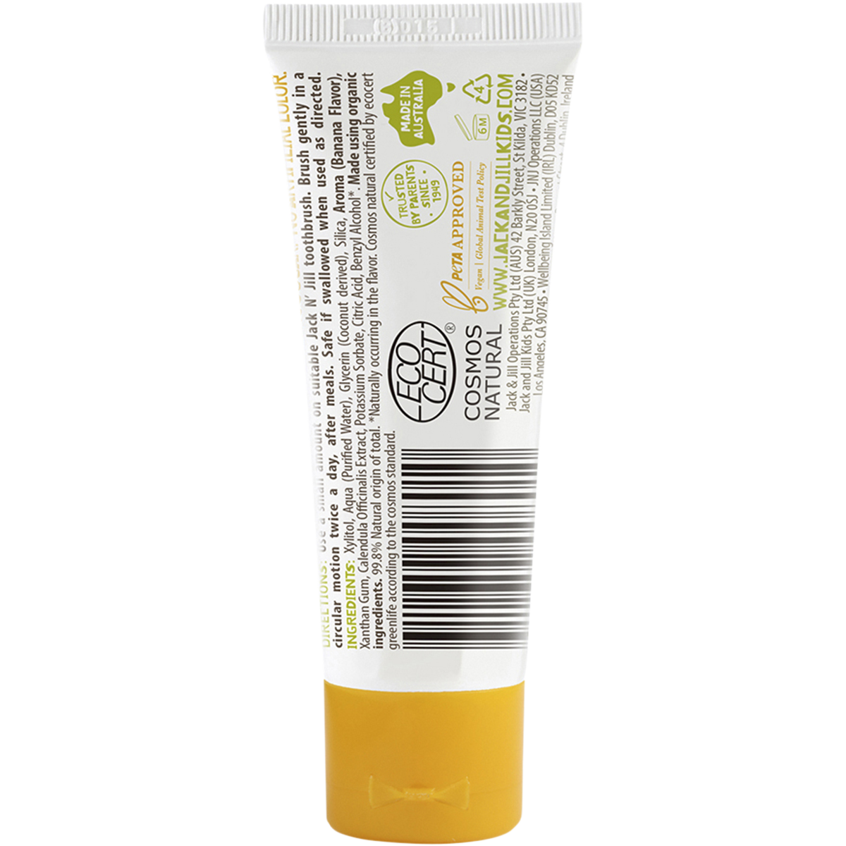 Jack n' Jill - Toothpaste Children Banana Fluoride Free 50g