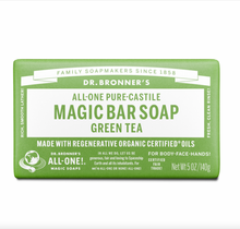 Dr Bronners - Green Tea Pure-Castile Magic Bar Soap 140g