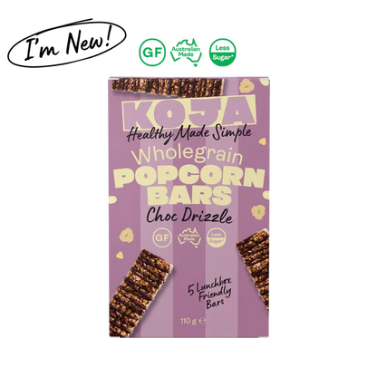 Koja - Choc Drizzle Wholegrain Popcorn Bar 5x22g
