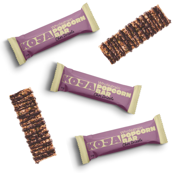 Koja - Choc Drizzle Wholegrain Popcorn Bar 5x22g