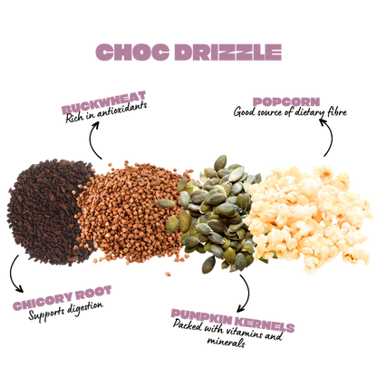 Koja - Choc Drizzle Wholegrain Popcorn Bar 5x22g