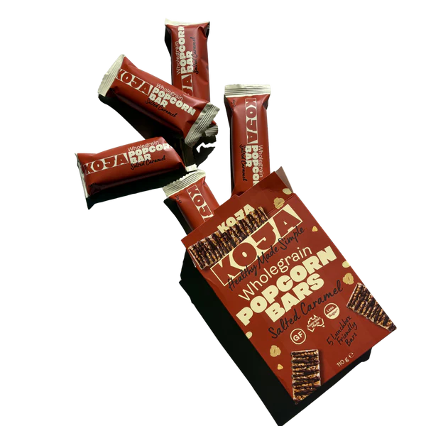 Koja - Salted Caramel Wholegrain Popcorn Bars 5x22g