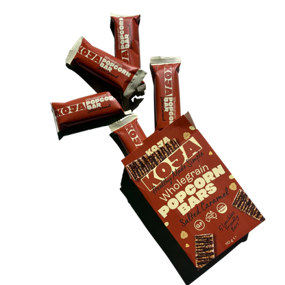 Koja - Salted Caramel Wholegrain Popcorn Bars 5x22g