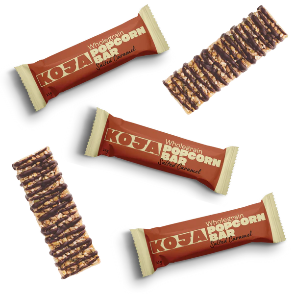 Koja - Salted Caramel Wholegrain Popcorn Bars 5x22g